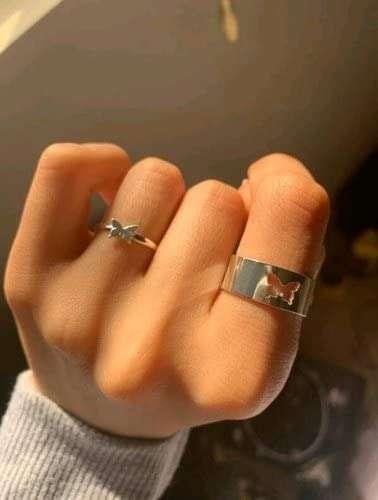 Float Like A Butterfly Matching Ring - midzumi