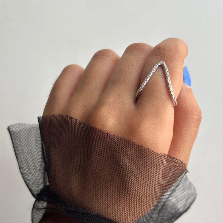 Lovey Dovey Silver Ring - midzumi