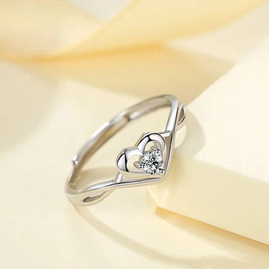 Rule The Heart Silver Ring - midzumi