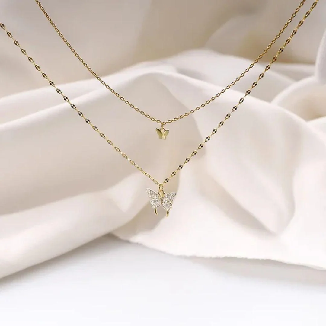Bounded Butterfly Neckpiece - midzumi