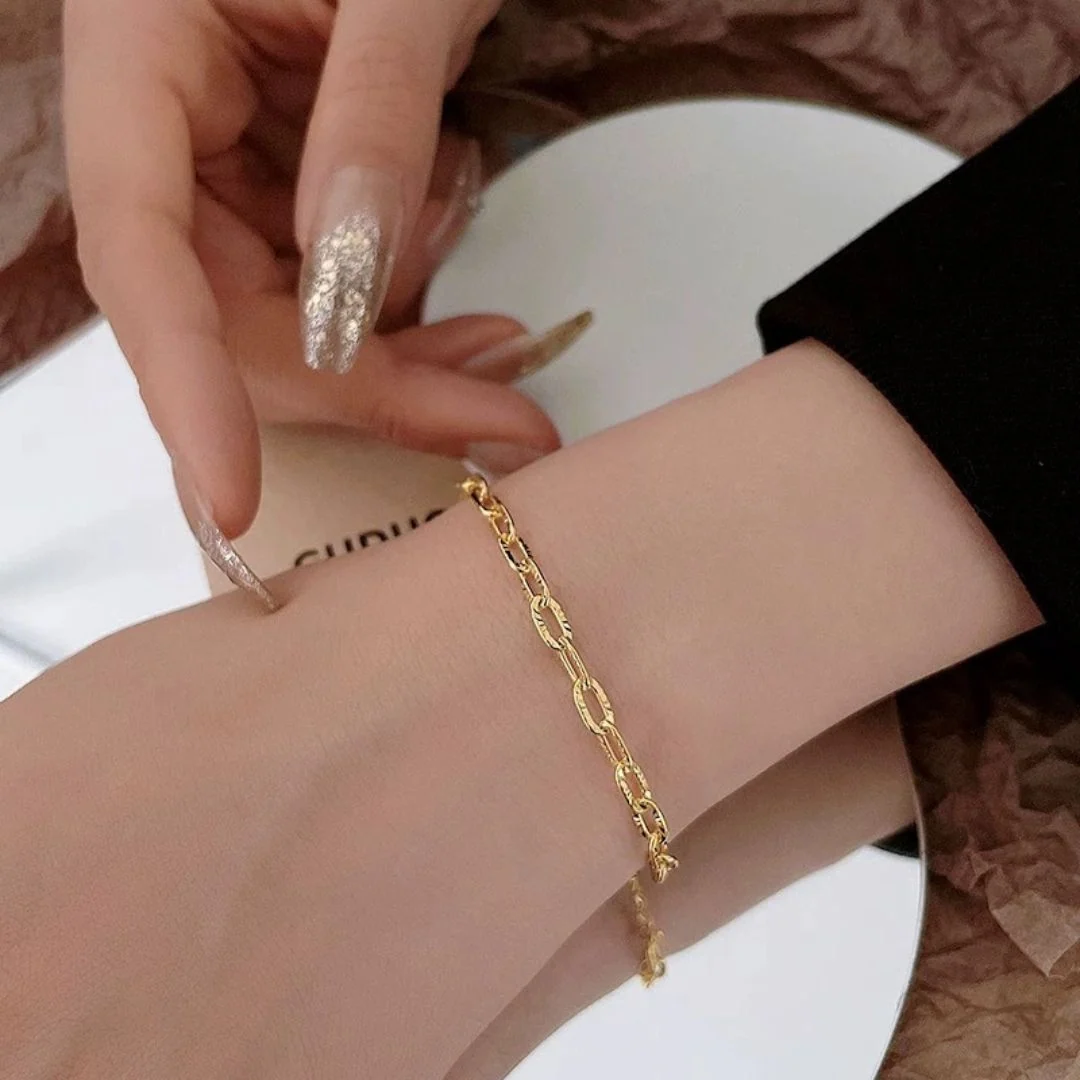 Minimalist Muse Chain Bracelet - midzumi