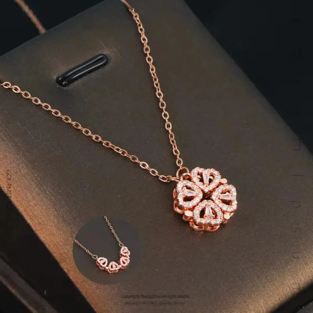 Glimmer Heart Necklace - midzumi